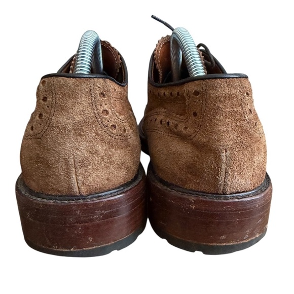 Antonio Maurizi Wingtip Suede Oxford, Brown main image 7